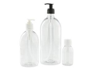 PET bottles and pumps