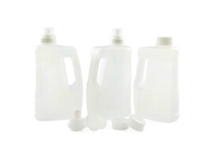 Plastic flessen met handvat