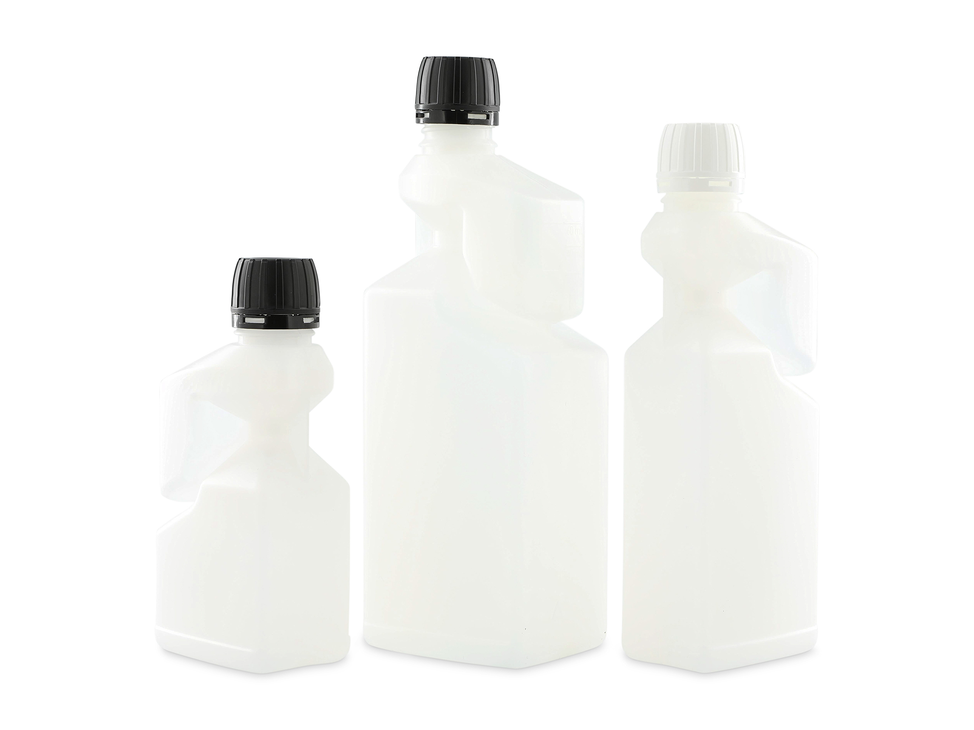 bouteilles doseuses en plastique