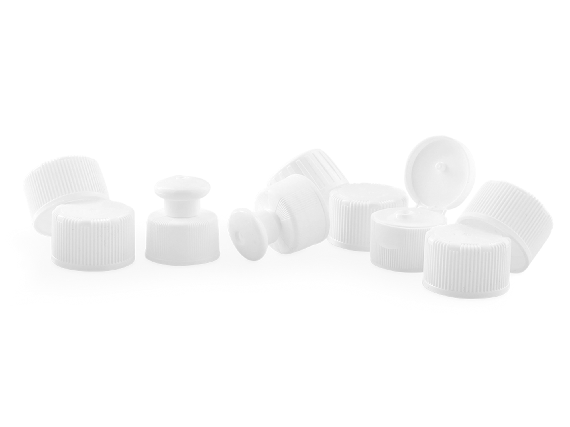 Klappverschlüsse, Klappdeckel, Verschlüsse für Plastikflaschen