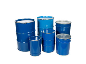 Metal bondel barrels in various sizes