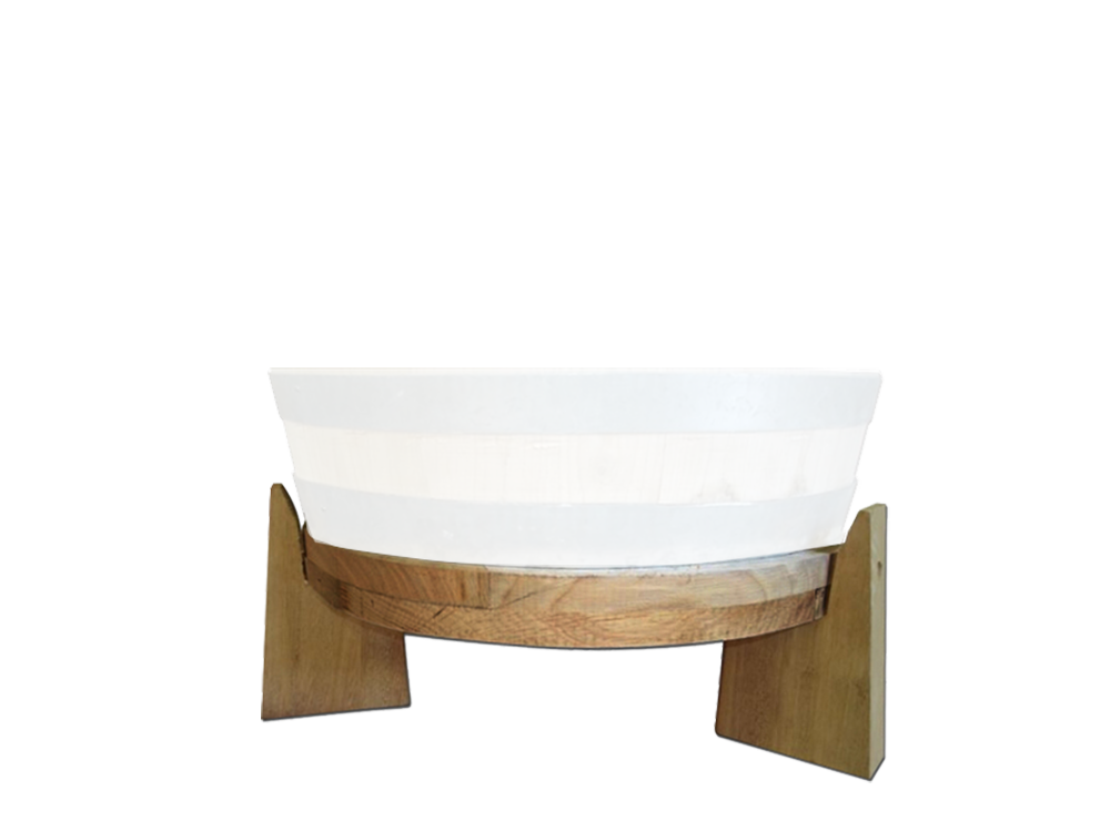 Support pour tonneau en bois