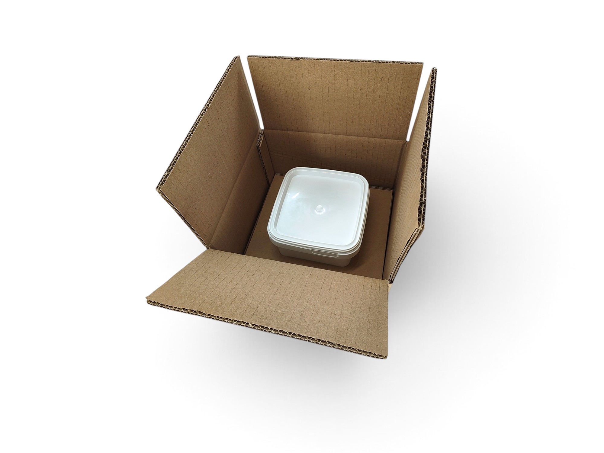 Vierkante emmerdozen met insert - Afbeelding 2